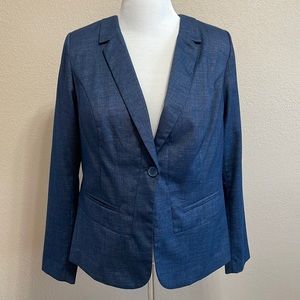Lane Bryant chambray blazer
